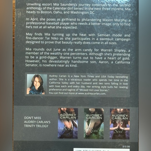 CALENDAR GIRL SERIES-AUDREY CARLAN - Picture 5 of 9